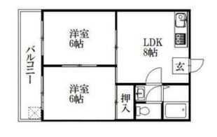 タカノビルの物件間取画像